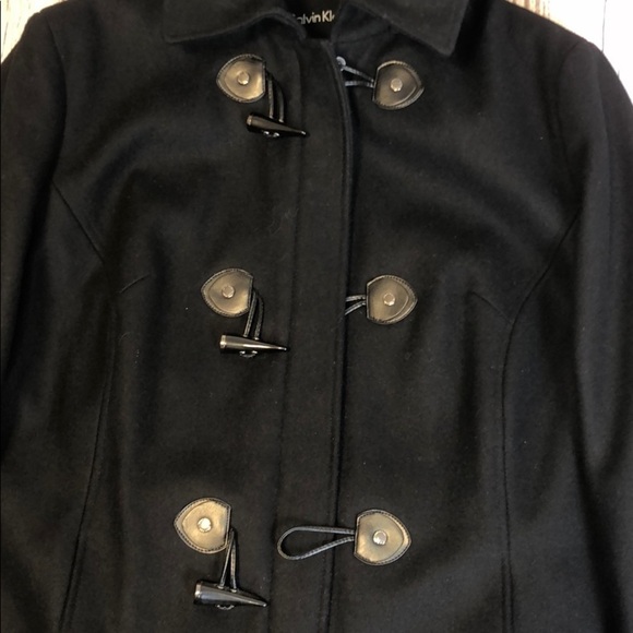 Calvin Klein Men’s Black Wool Blend Jacket SZ XL - Picture 11 of 16